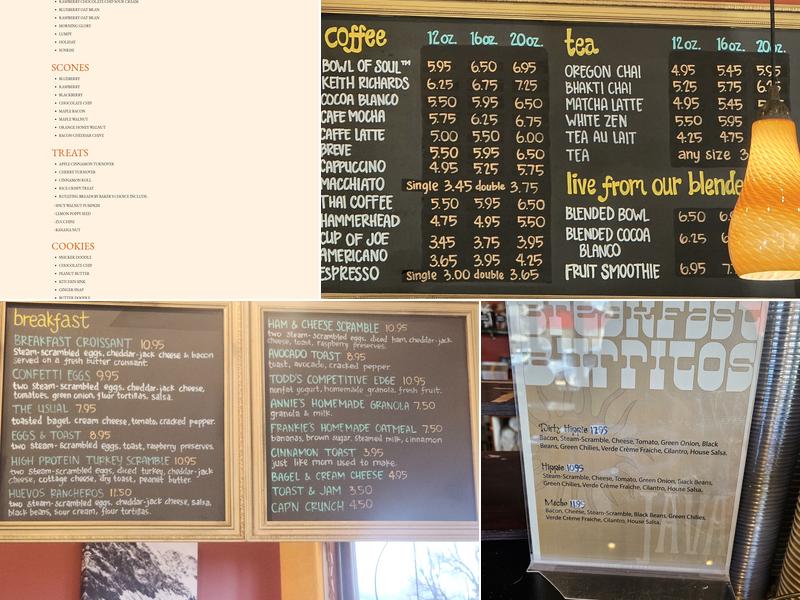 Java Hailey Menu