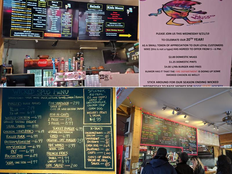 Wicked Spud Menu