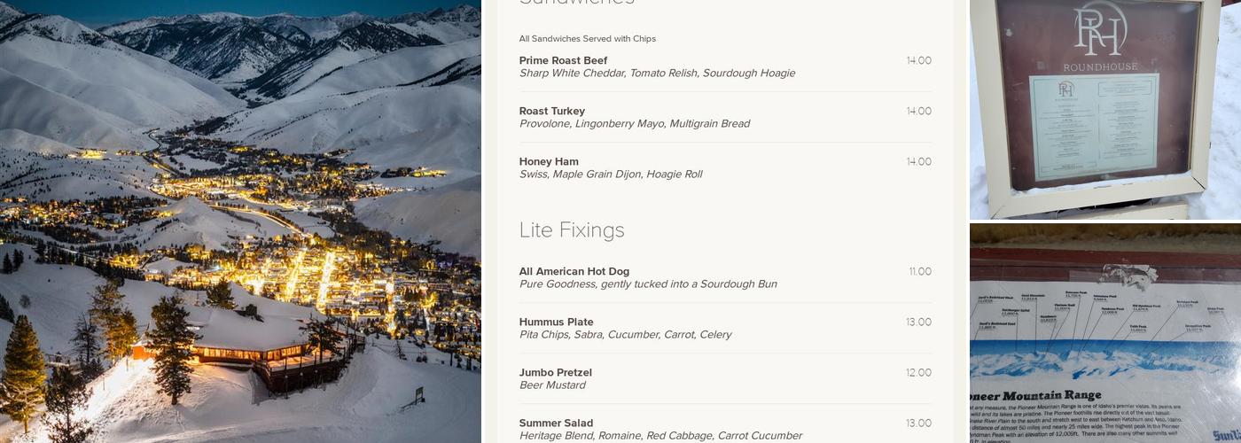 Roundhouse Menu