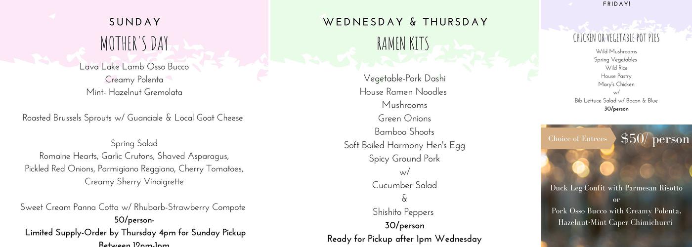 Town Square Tavern Menu