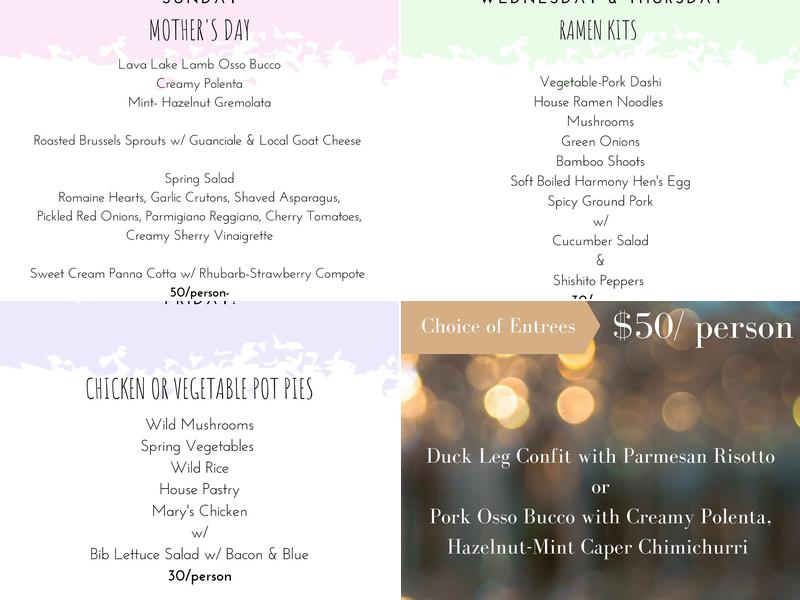 Town Square Tavern Menu