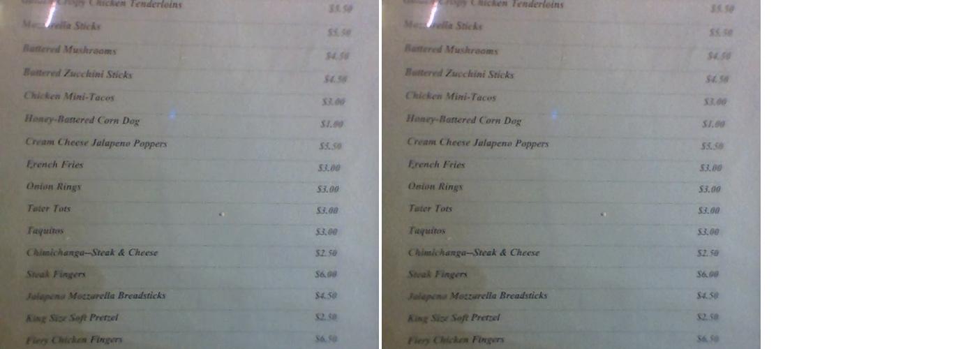Gem State Bar Menu