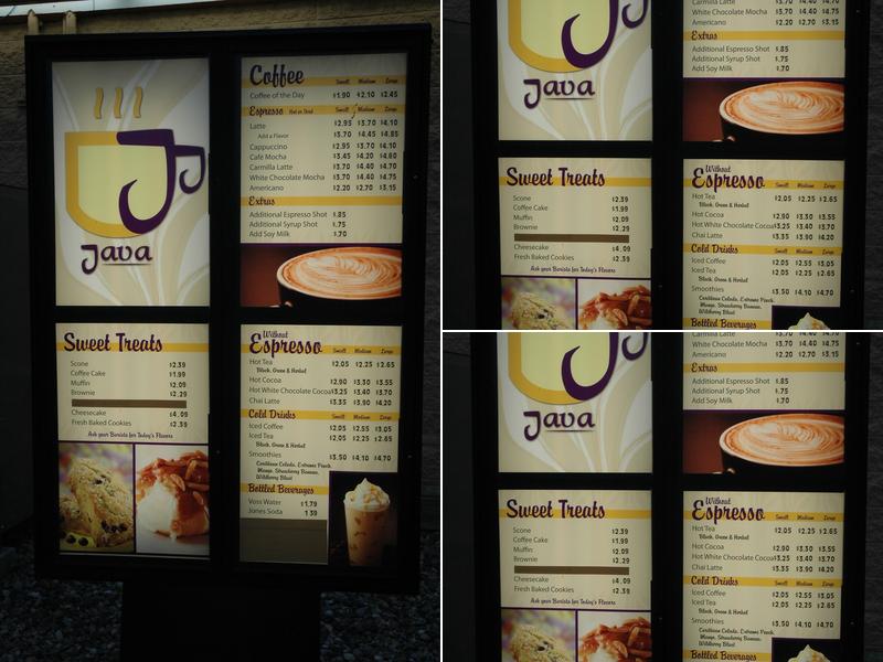 JJ Java Menu