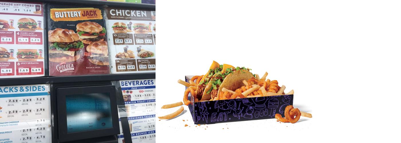 Jack in the Box Menu