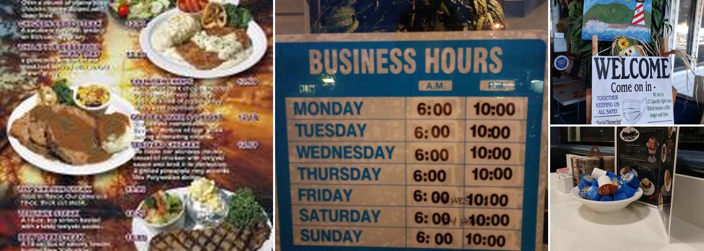 The Apple Peddler Restaurant Menu