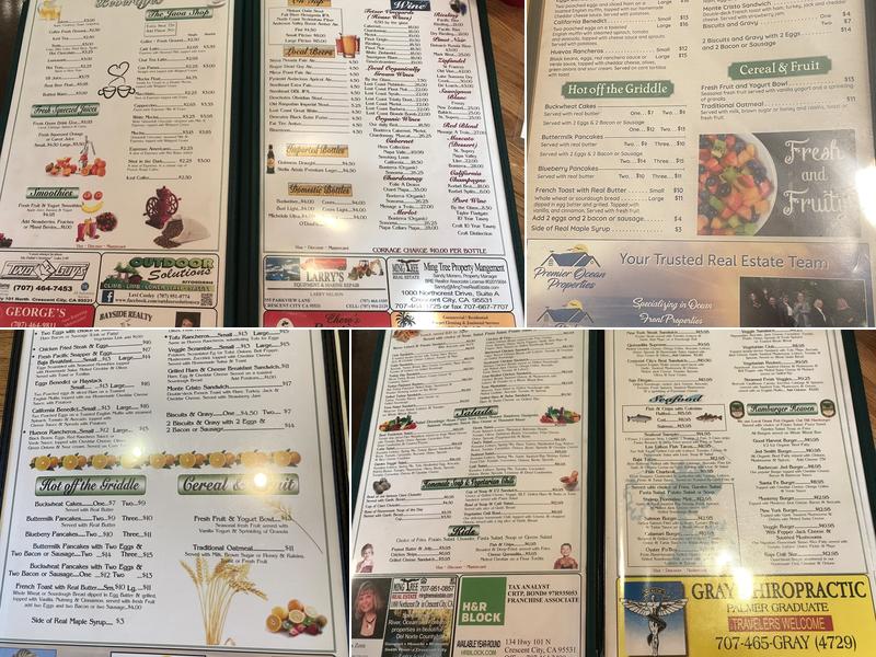 Good Harvest Cafe Menu