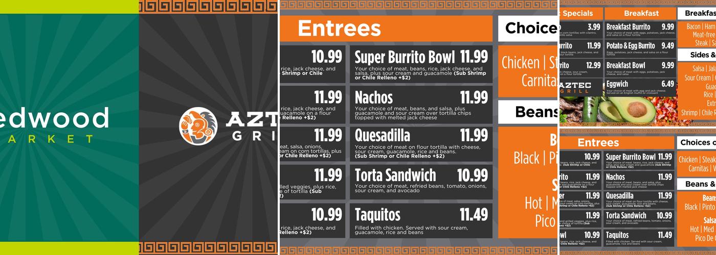 Aztec Grill Menu