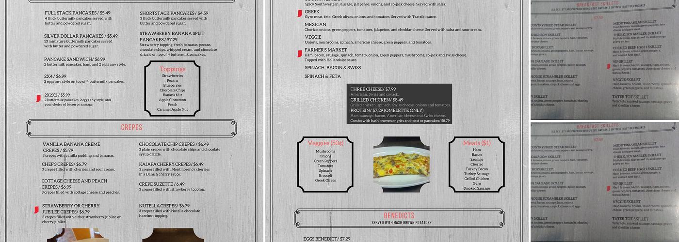 The Breakfast Co. Menu