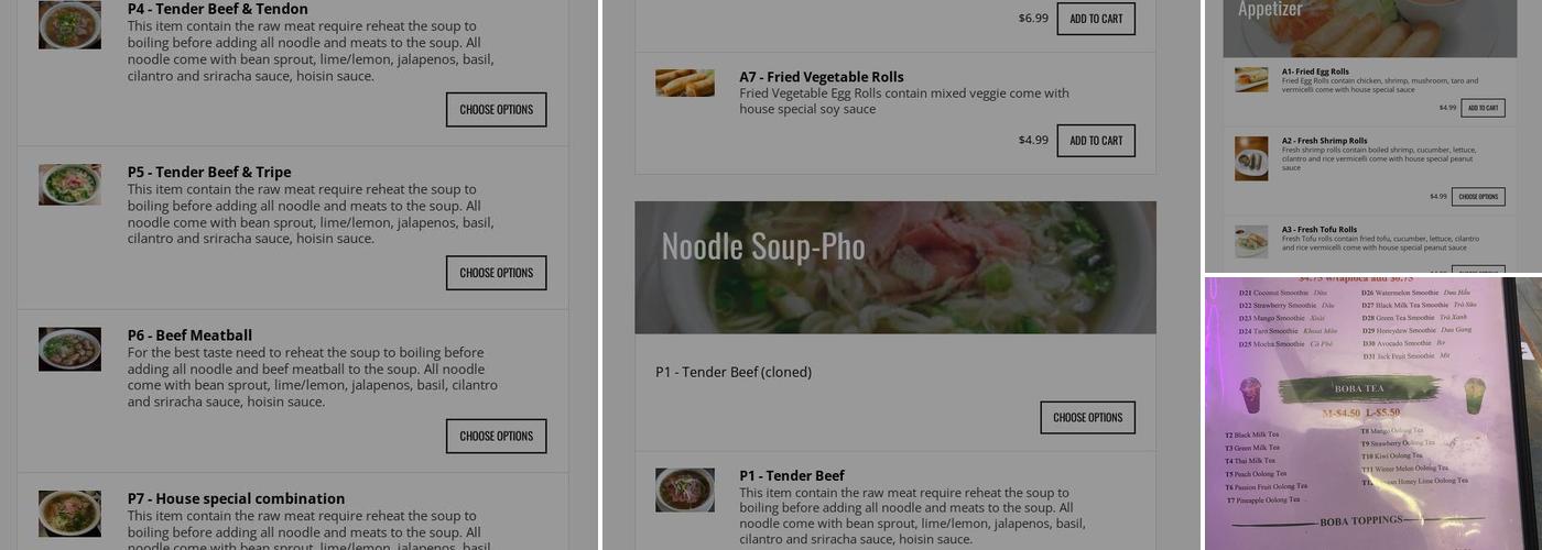 Pho 24 Menu