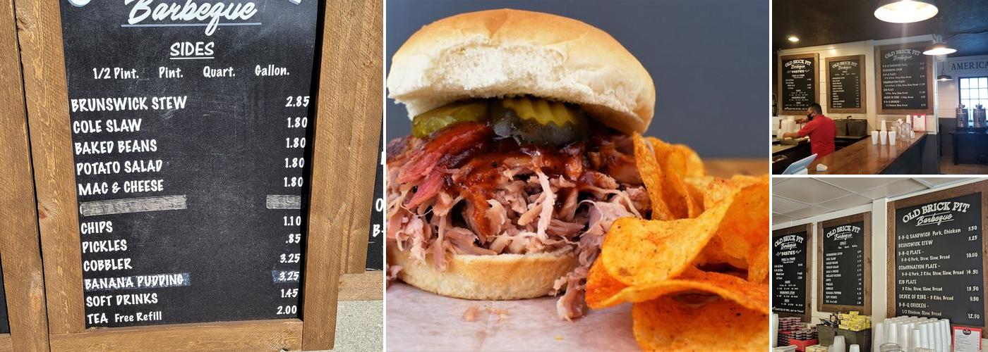 Old Brick Pit Barbeque Menu