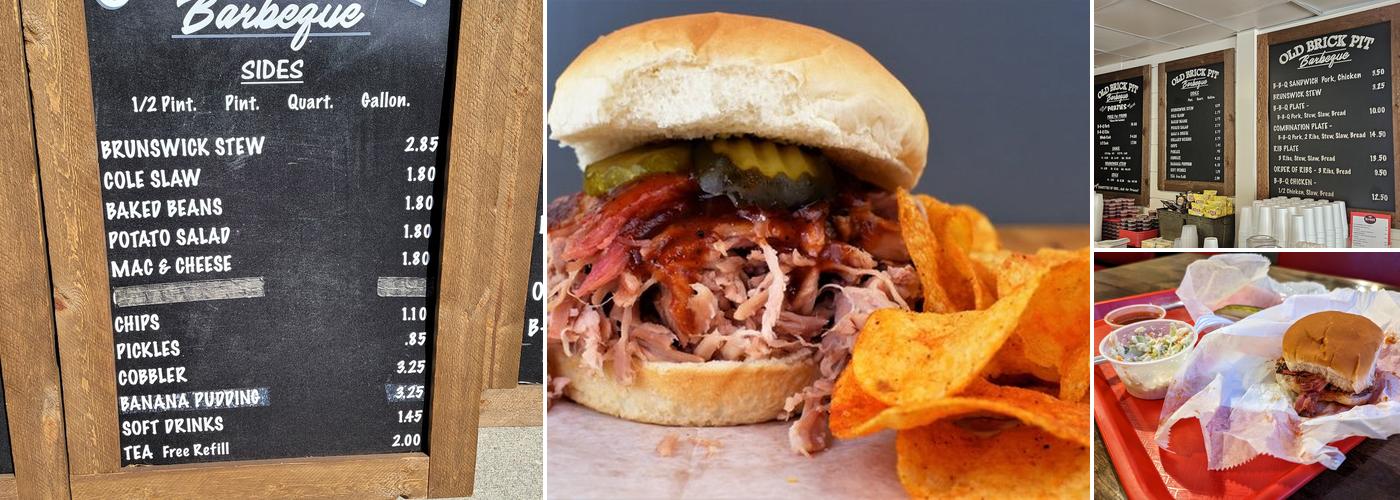 Old Brick Pit BBQ Menu