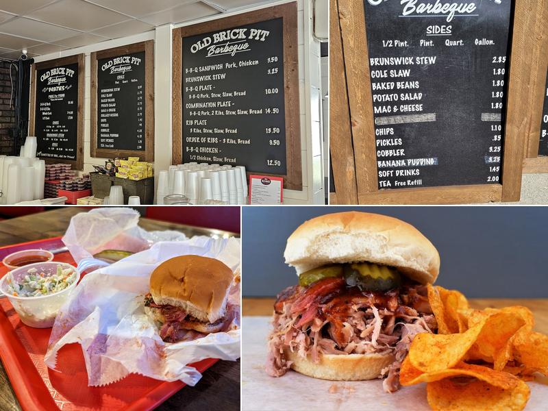 Old Brick Pit BBQ Menu