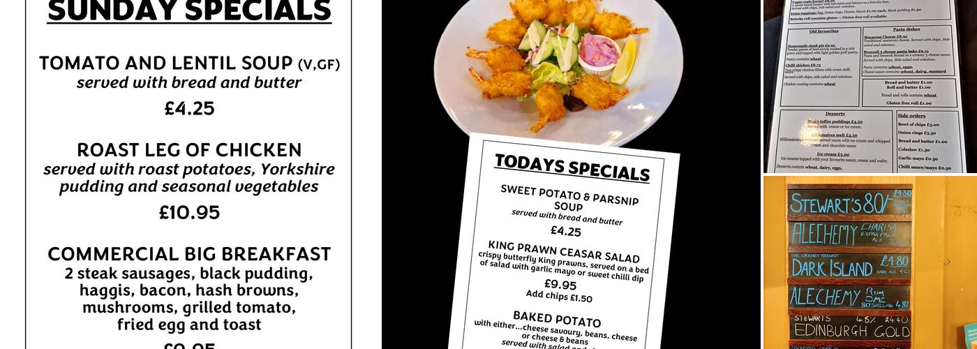 The Commercial Inn Menu