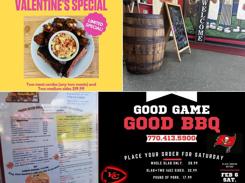 Crazy Ron's BBQ Menu