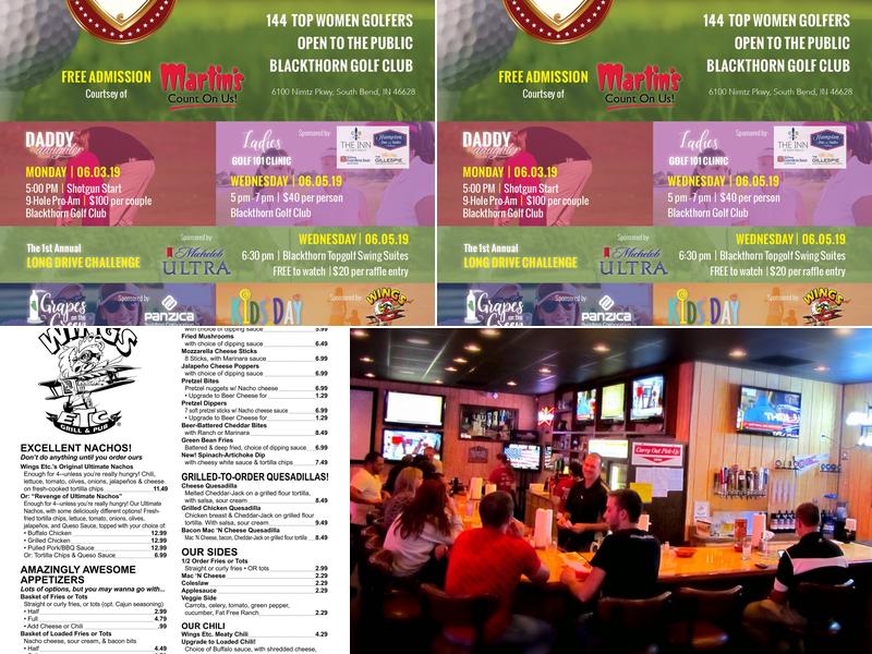Wings Etc. Menu