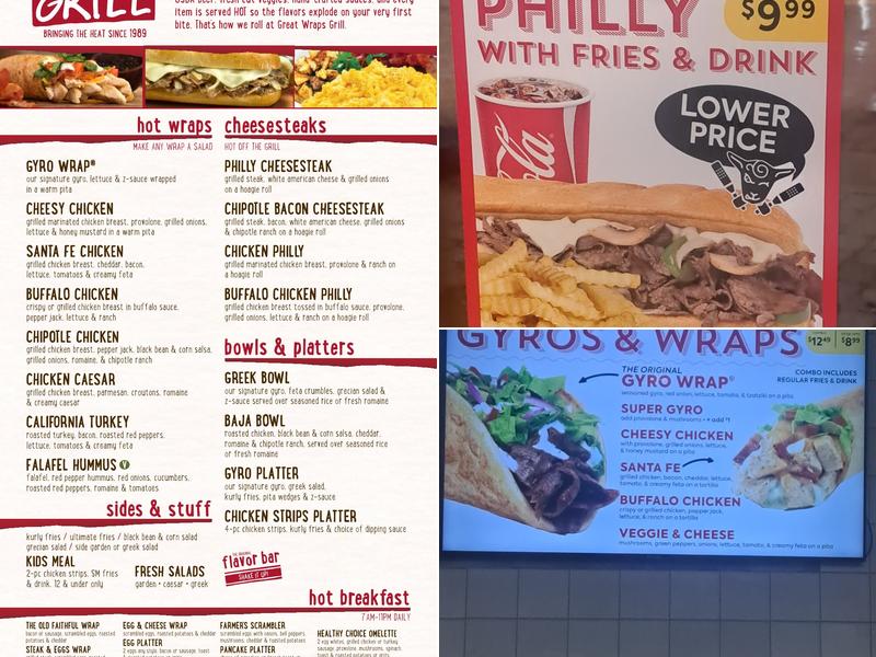 GW Gyro & Wings Menu