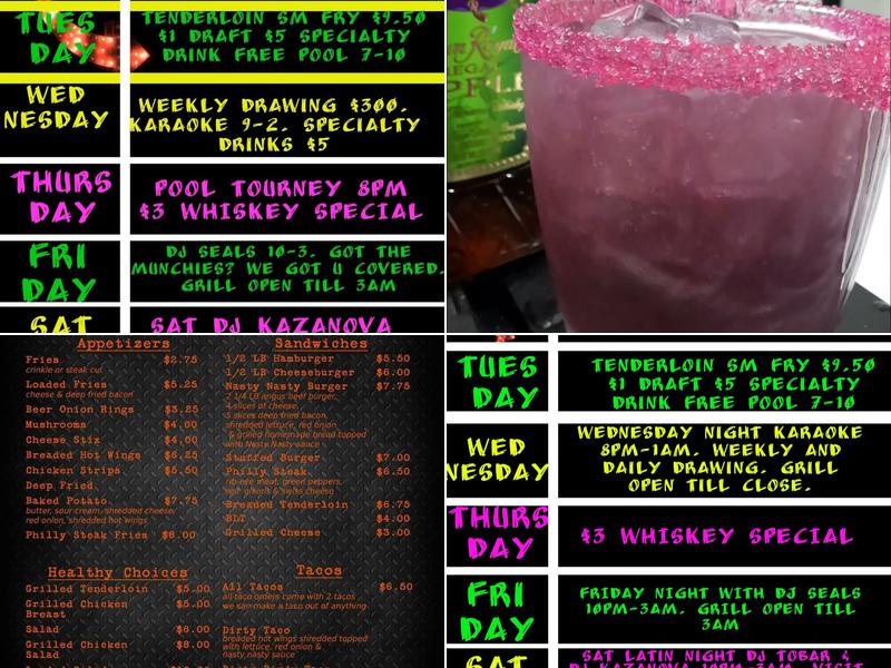 Angle Inn II Menu