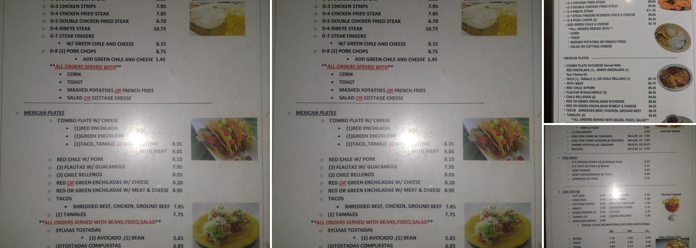 Arrey Cafe Menu
