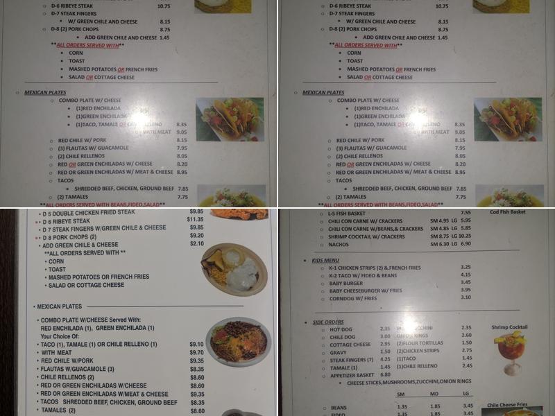 Arrey Cafe Menu
