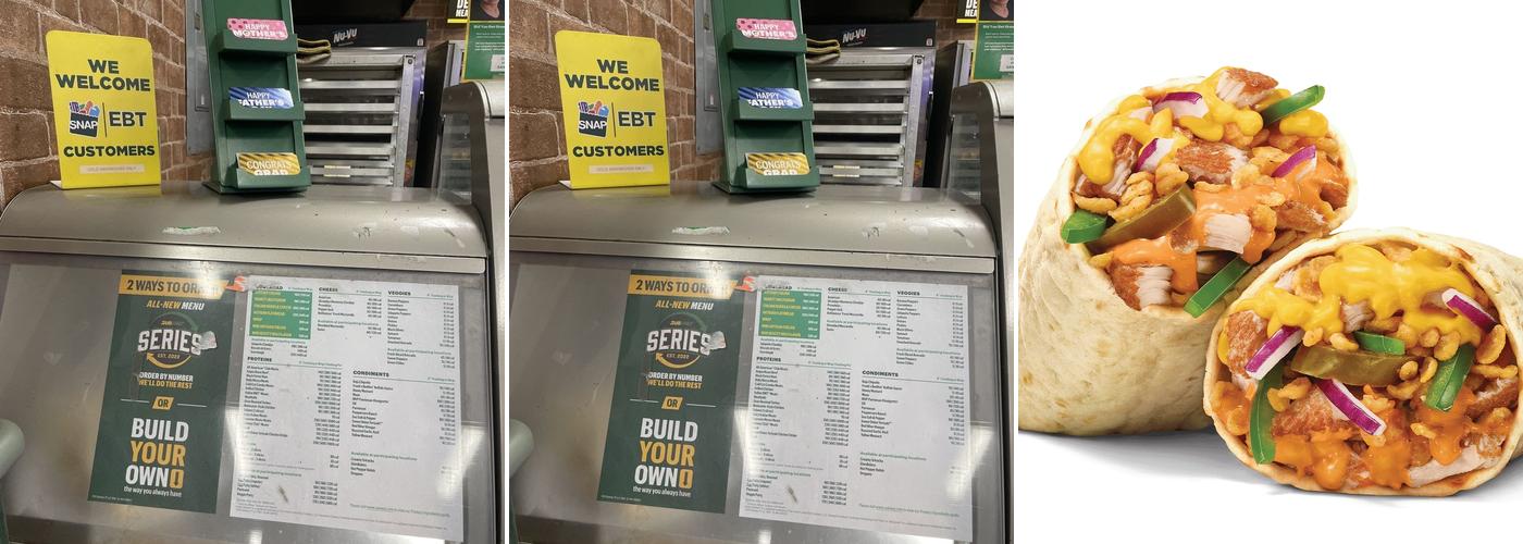 Subway Menu