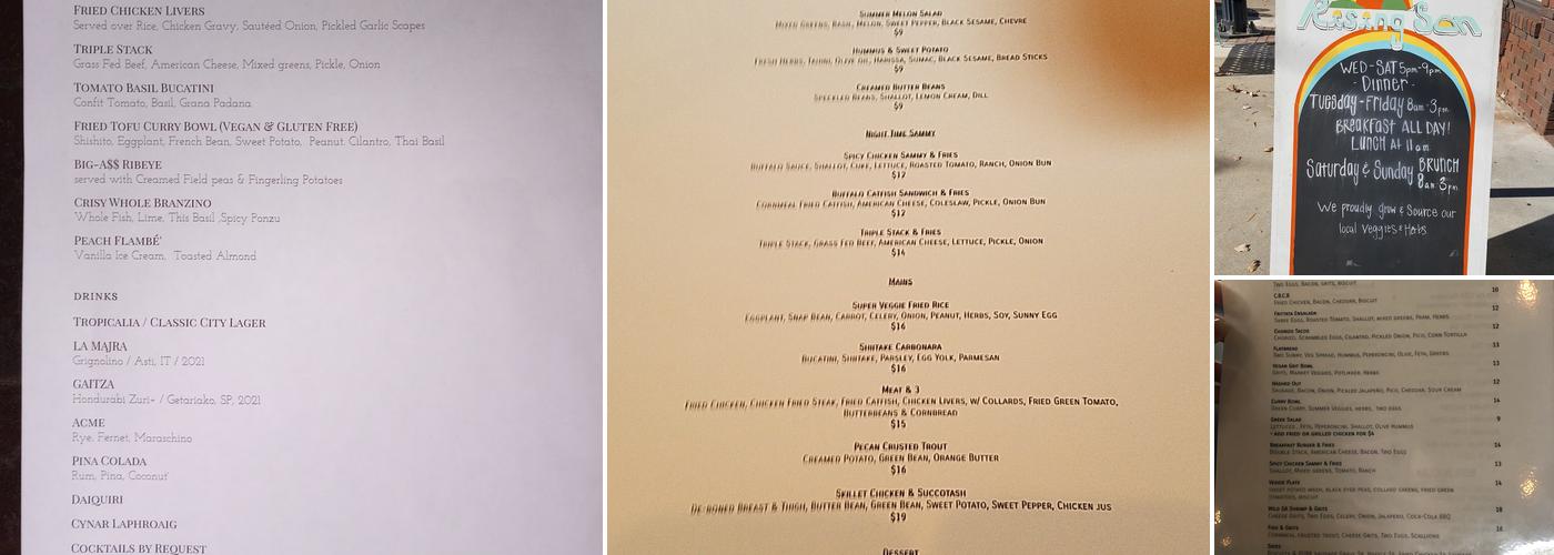 Rising Son Menu