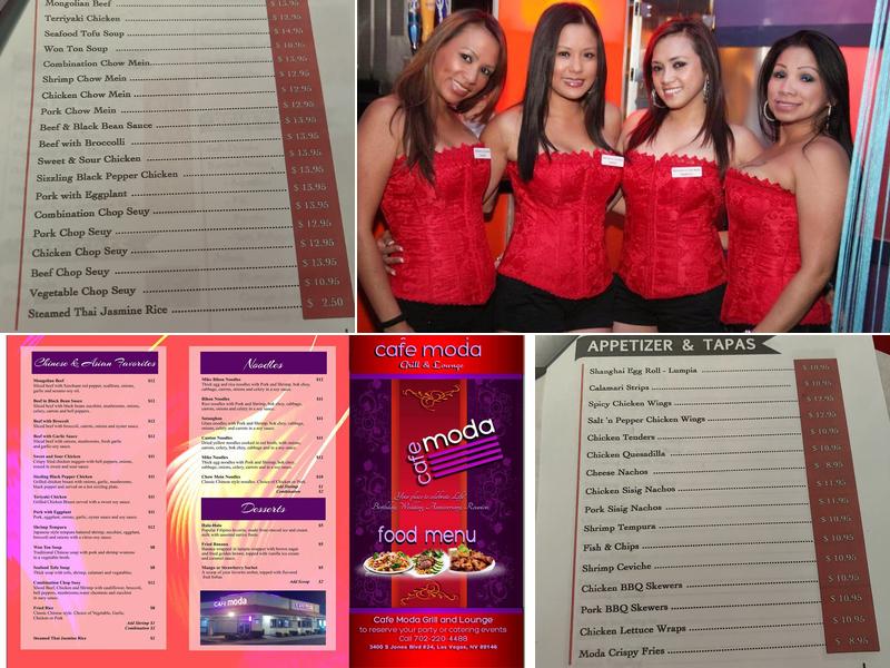 Cafe Moda Menu