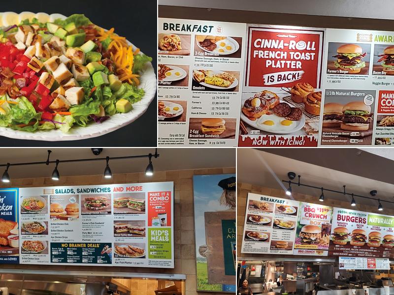 Farmer Boys Menu
