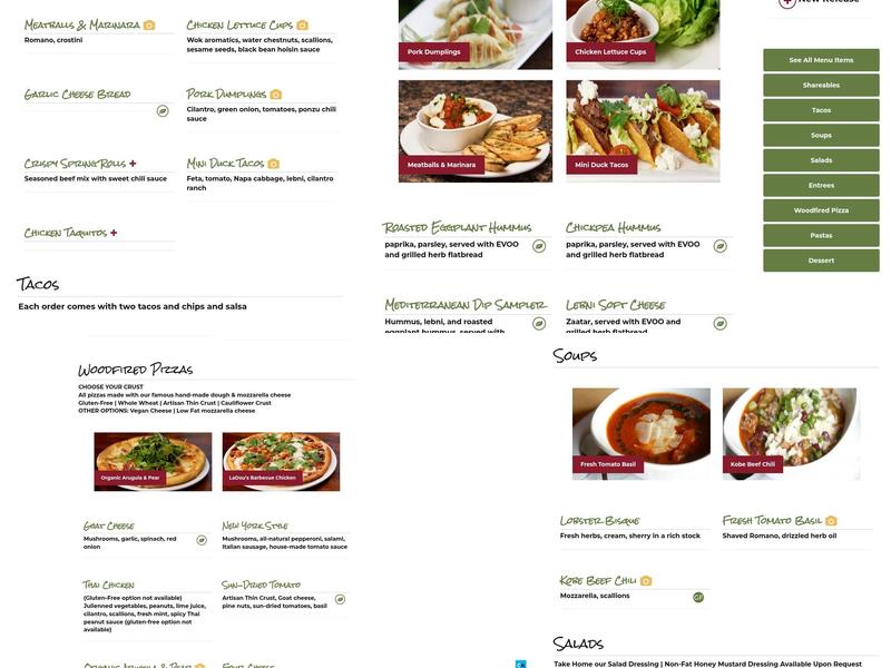 Sammy's Restaurant & Bar Menu