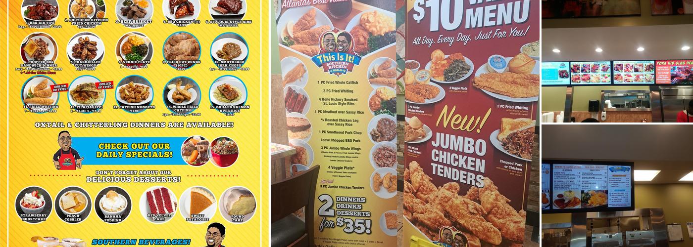 This Is It! Southern Kitchen & Bar-B-Q Menu