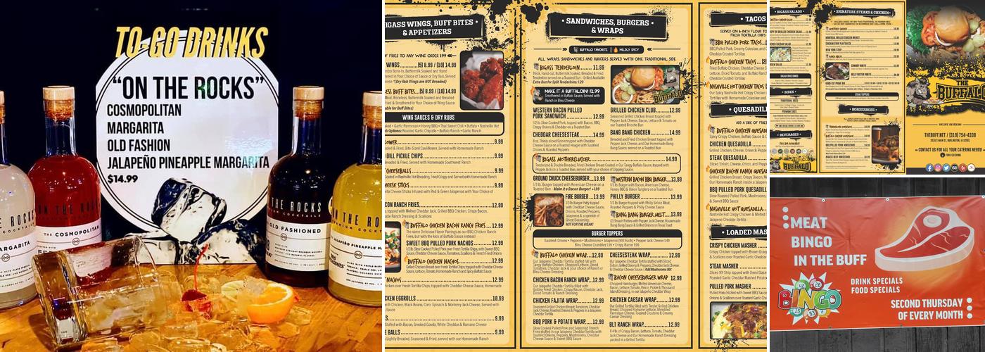 The Buffalo Tavern Menu