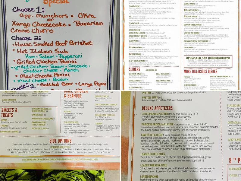 The Sizzling Pickle Eatery & Lounge Menu