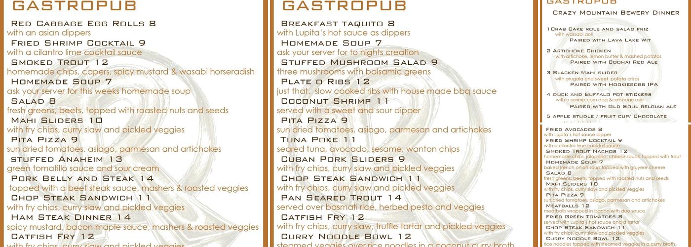 Circle R Menu