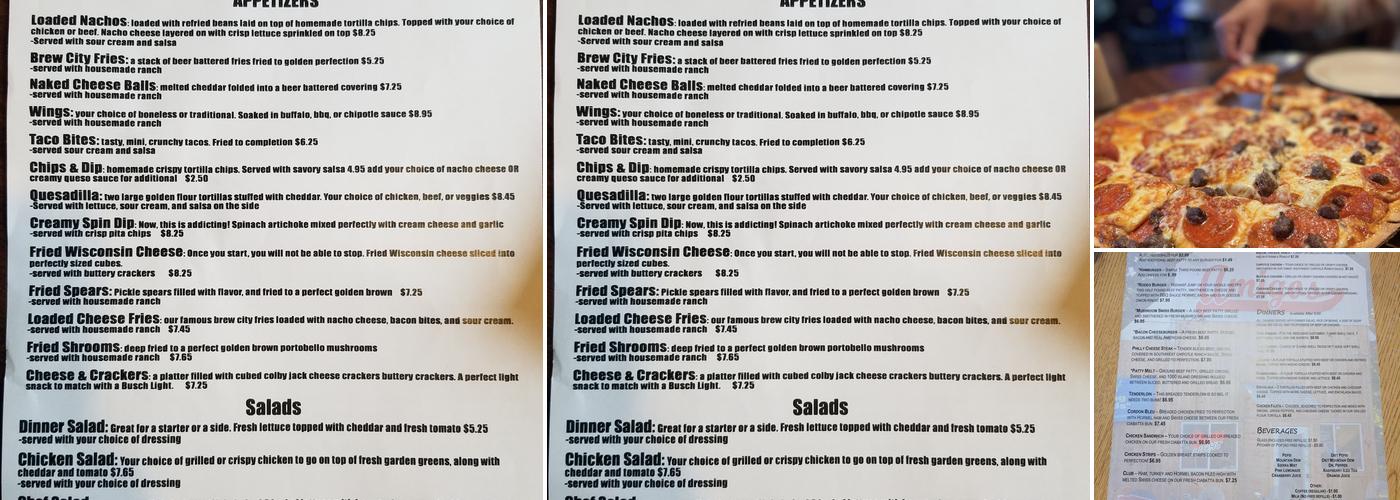 Amigos Menu