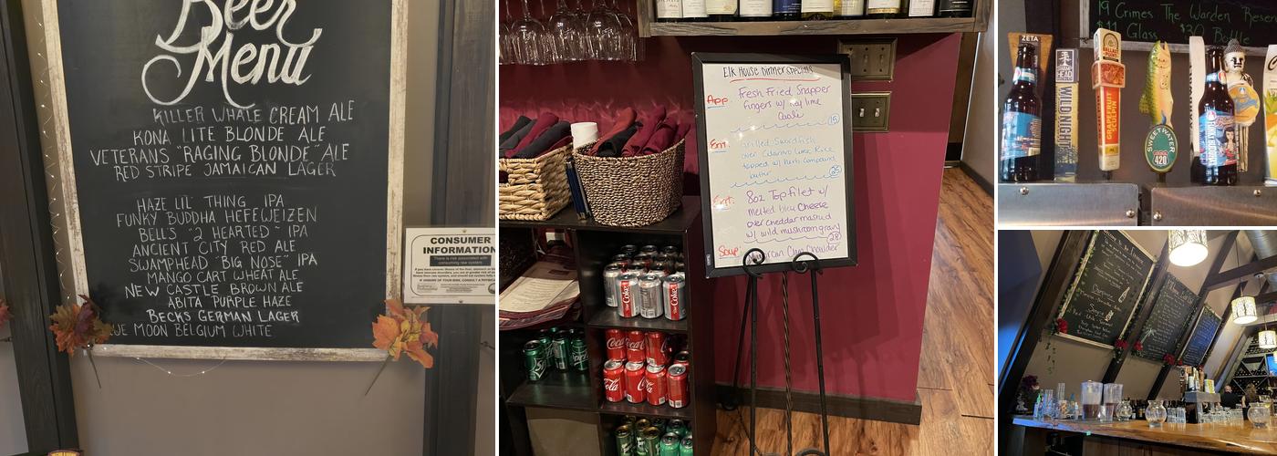 Elkhouse Eatery Menu