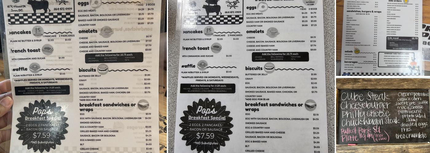 Granny's Kitchen Menu