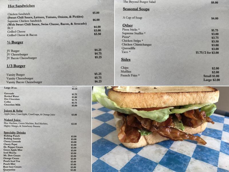 The Bite Menu