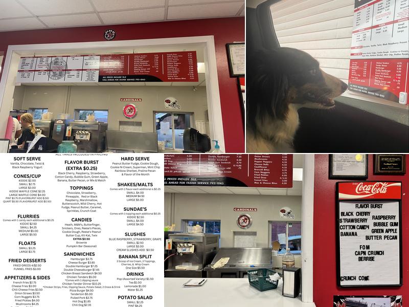 Cardinal Corner Menu