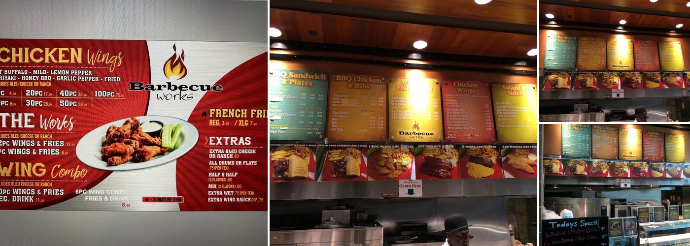 Barbecue Works Menu