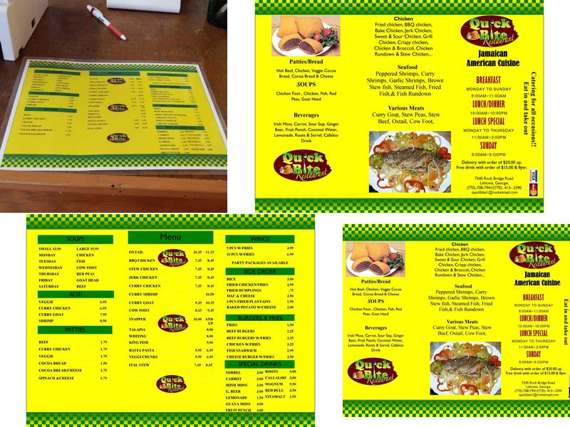 Quick Bite Menu