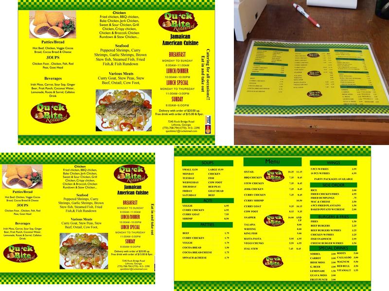 Quick Bite Menu