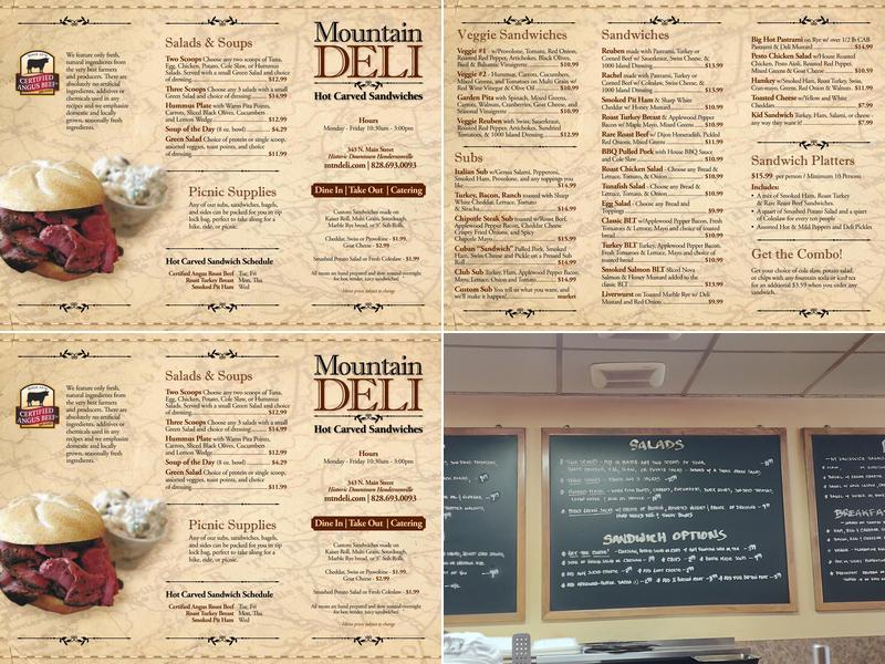 Mountain Deli Menu