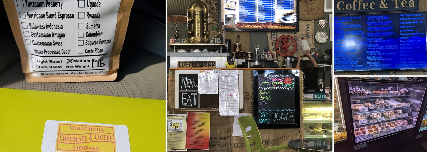 Apalachicola Chocolate & Coffee Company Menu