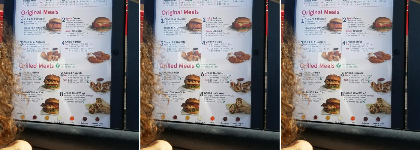 Chick-fil-A Menu