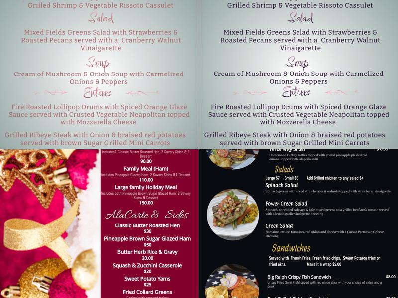 613 Main Restaurant and Coffee Bar Menu