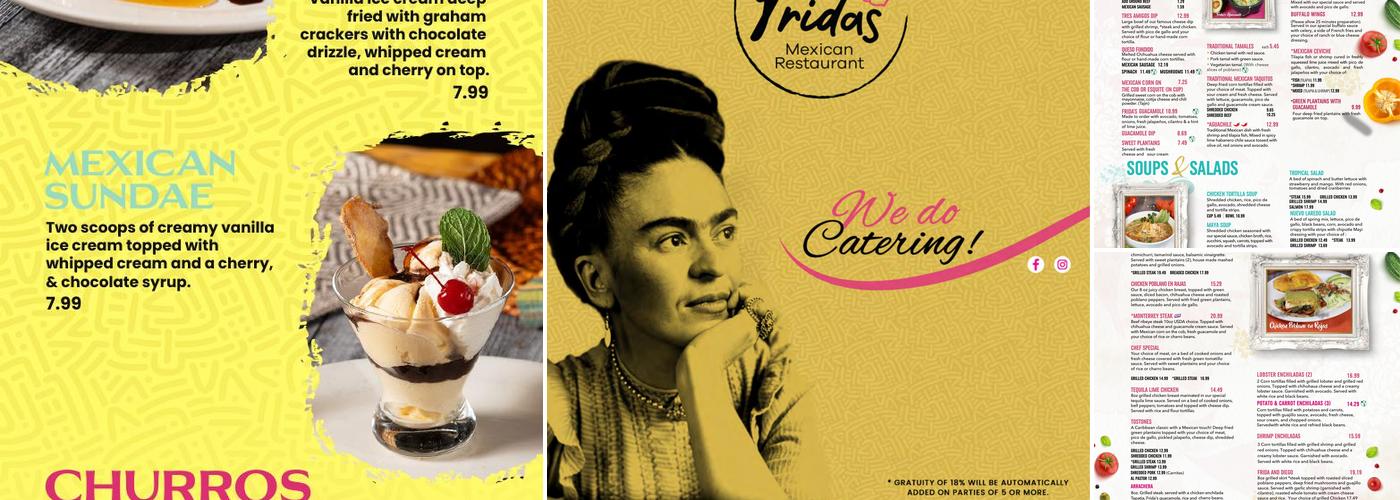 Fridas Mexican Cuisine Menu