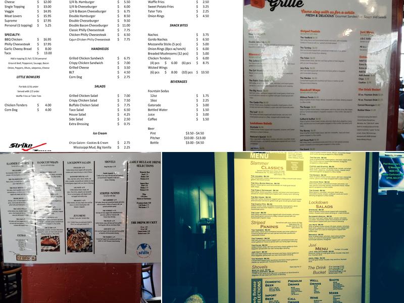 The 12th Brick Grille Menu