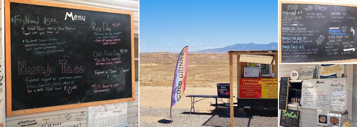 Grandma's Frybread Shack Menu