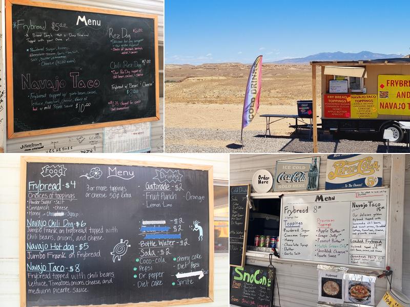 Grandma's Frybread Shack Menu