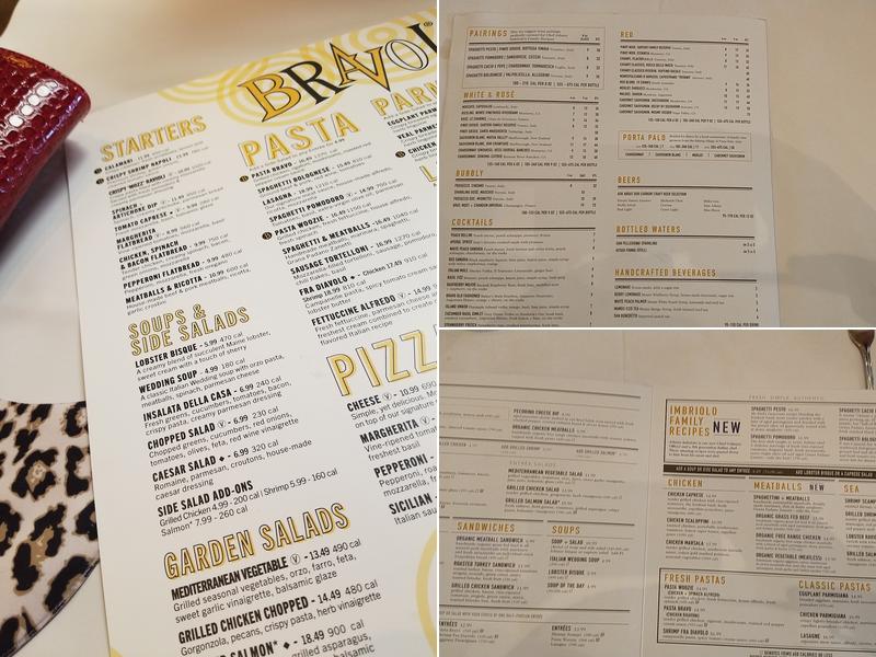 Bravo! Italian Kitchen Menu
