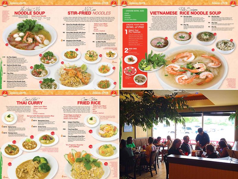 Saigon Cafe Menu